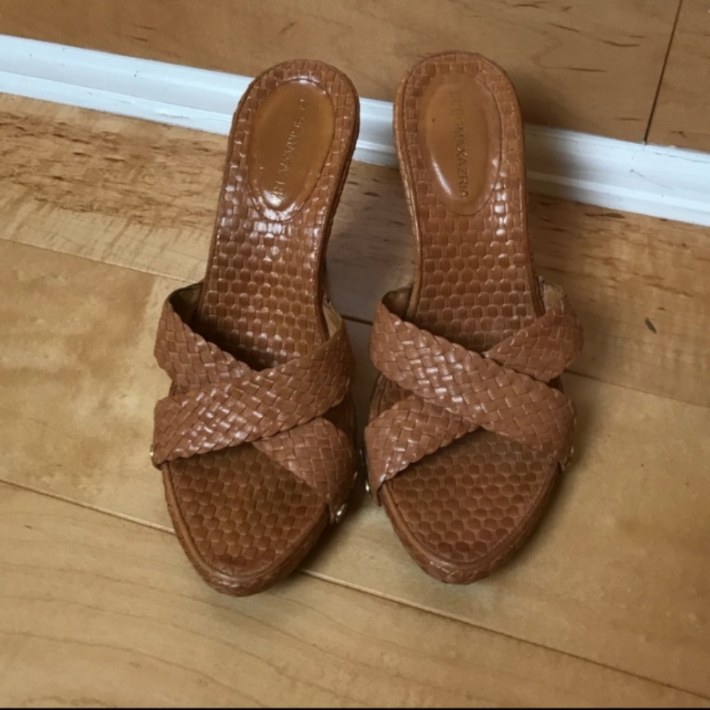 BCBGMaxAzria slider heels